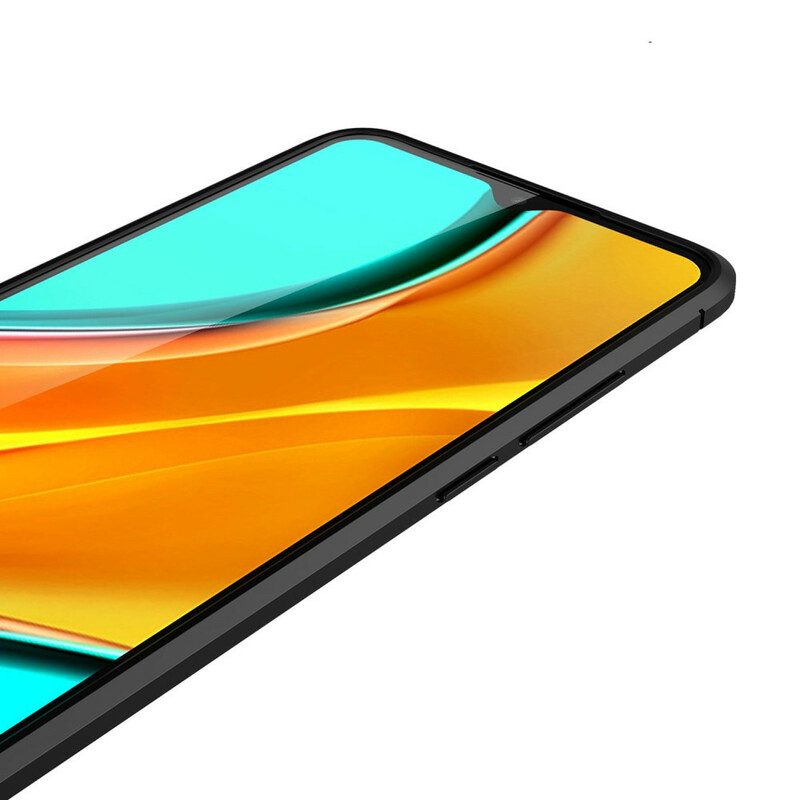 Handyhülle Für Xiaomi Redmi 9C Doppellinien-litschi-ledereffekt