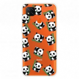 Handyhülle Für Xiaomi Redmi 9C Kleine Pandas