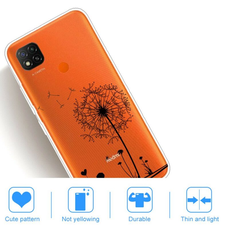 Handyhülle Für Xiaomi Redmi 9C Löwenzahnliebe