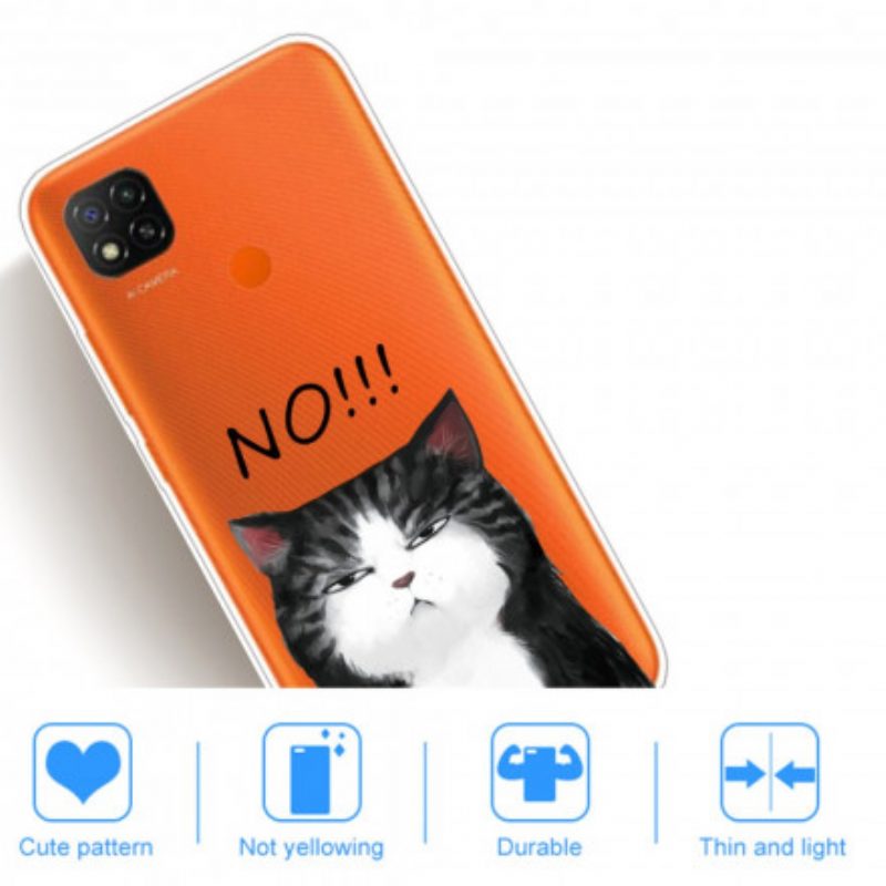 Hülle Für Xiaomi Redmi 9C Die Katze. Die Nein Sagt