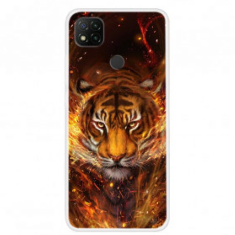 Hülle Für Xiaomi Redmi 9C Feuertiger