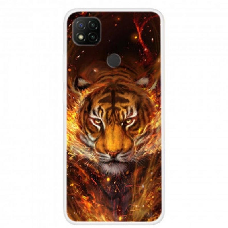 Hülle Für Xiaomi Redmi 9C Feuertiger