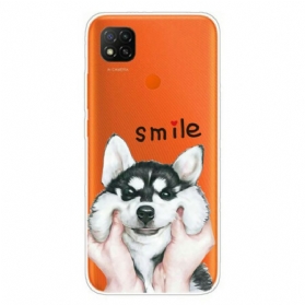 Hülle Für Xiaomi Redmi 9C Lächle Hund