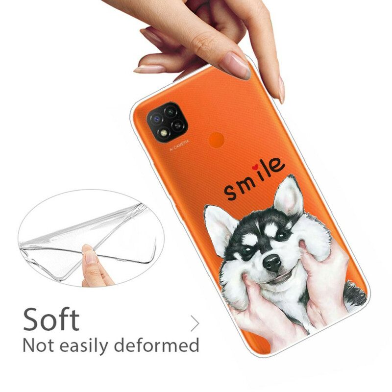 Hülle Für Xiaomi Redmi 9C Lächle Hund