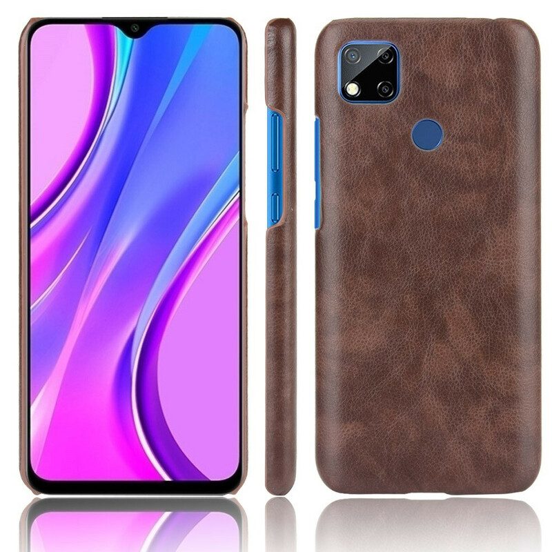 Hülle Für Xiaomi Redmi 9C Litschi-ledereffekt