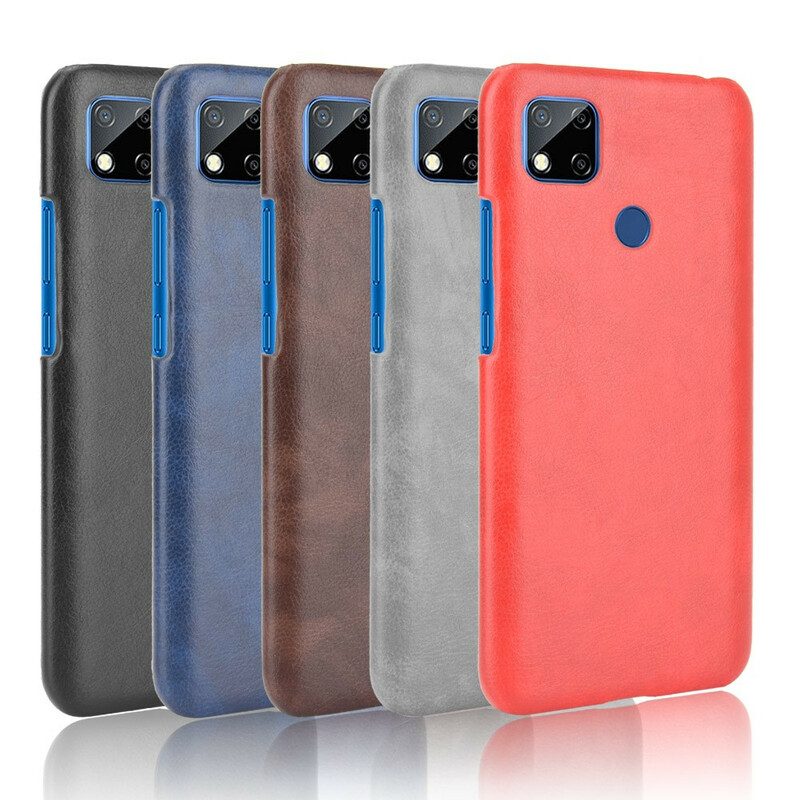 Hülle Für Xiaomi Redmi 9C Litschi-ledereffekt