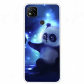 Hülle Für Xiaomi Redmi 9C Panda Im Weltraum