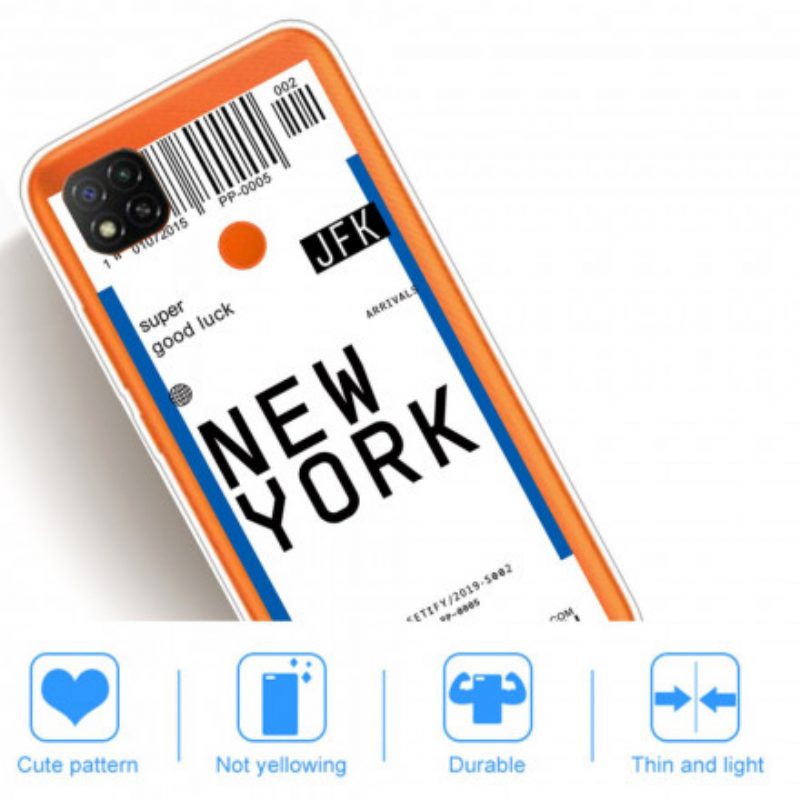 Hülle Für Xiaomi Redmi 9C Pass Nach New York