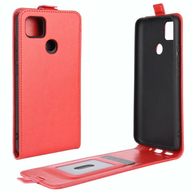 Lederhüllen Für Xiaomi Redmi 9C Flip Case Faltender Ledereffekt