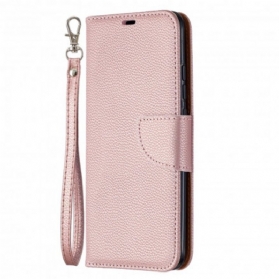 Lederhüllen Für Xiaomi Redmi 9C Flip Case Lychee Rabat Oblique