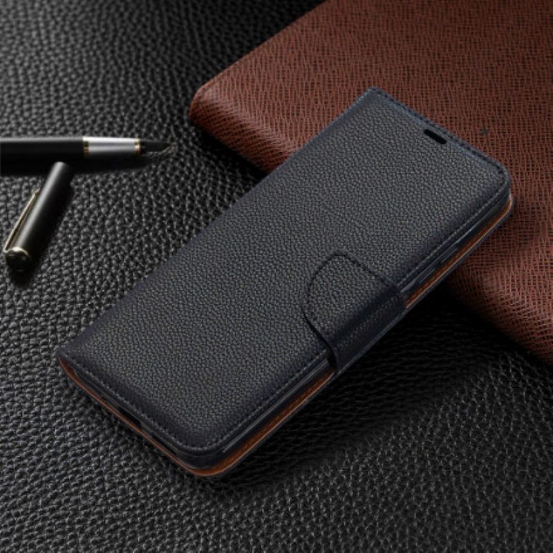 Lederhüllen Für Xiaomi Redmi 9C Flip Case Lychee Rabat Oblique