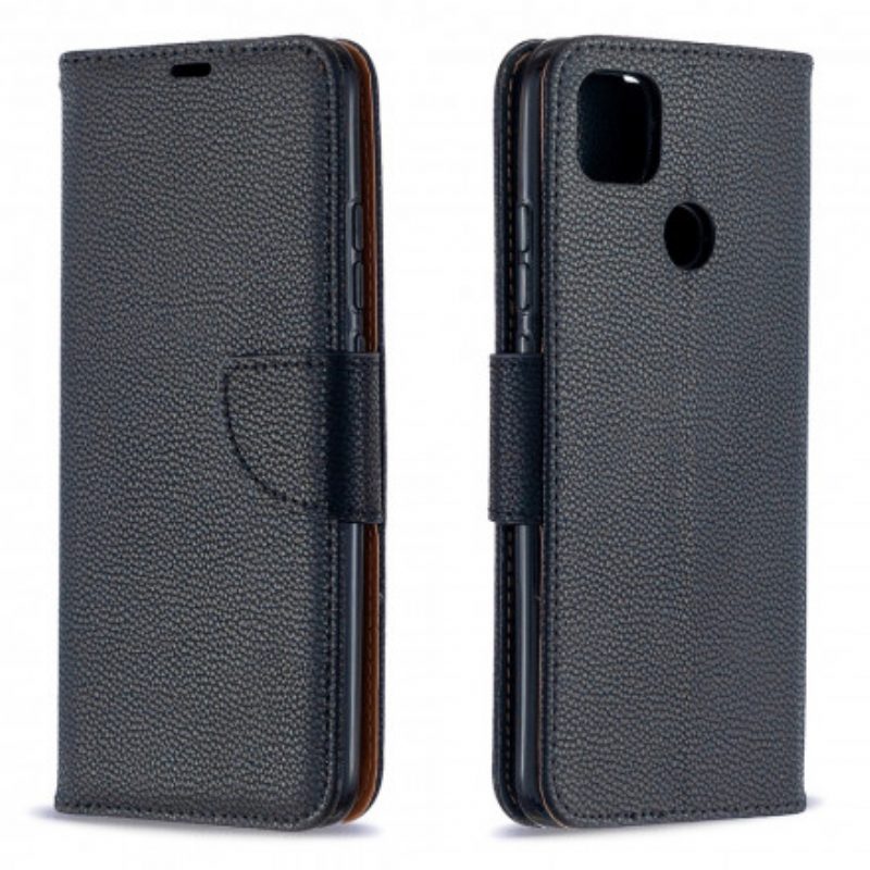 Lederhüllen Für Xiaomi Redmi 9C Flip Case Lychee Rabat Oblique