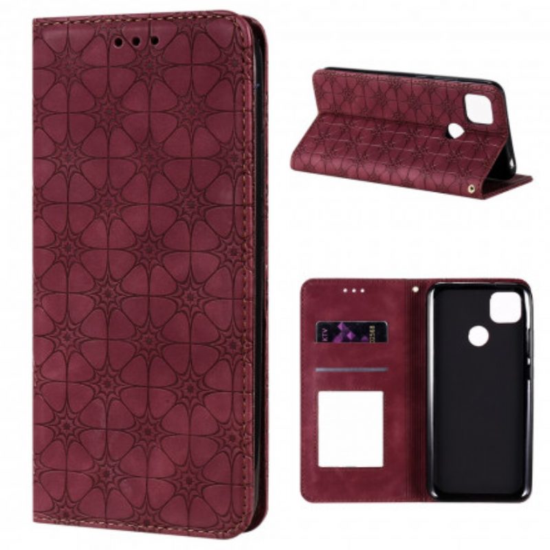 Schutzhülle Für Xiaomi Redmi 9C Flip Case Barocke Blumen