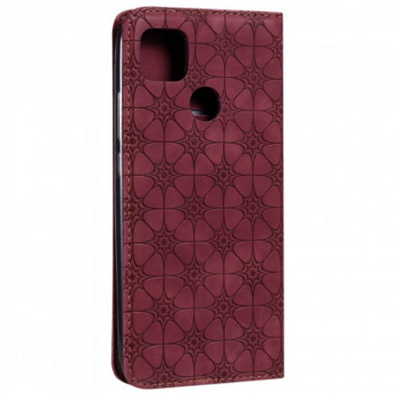 Schutzhülle Für Xiaomi Redmi 9C Flip Case Barocke Blumen