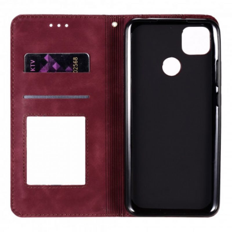 Schutzhülle Für Xiaomi Redmi 9C Flip Case Barocke Blumen