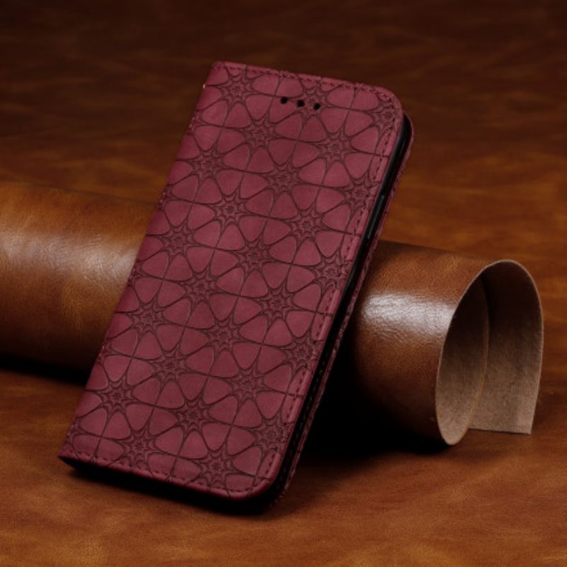 Schutzhülle Für Xiaomi Redmi 9C Flip Case Barocke Blumen