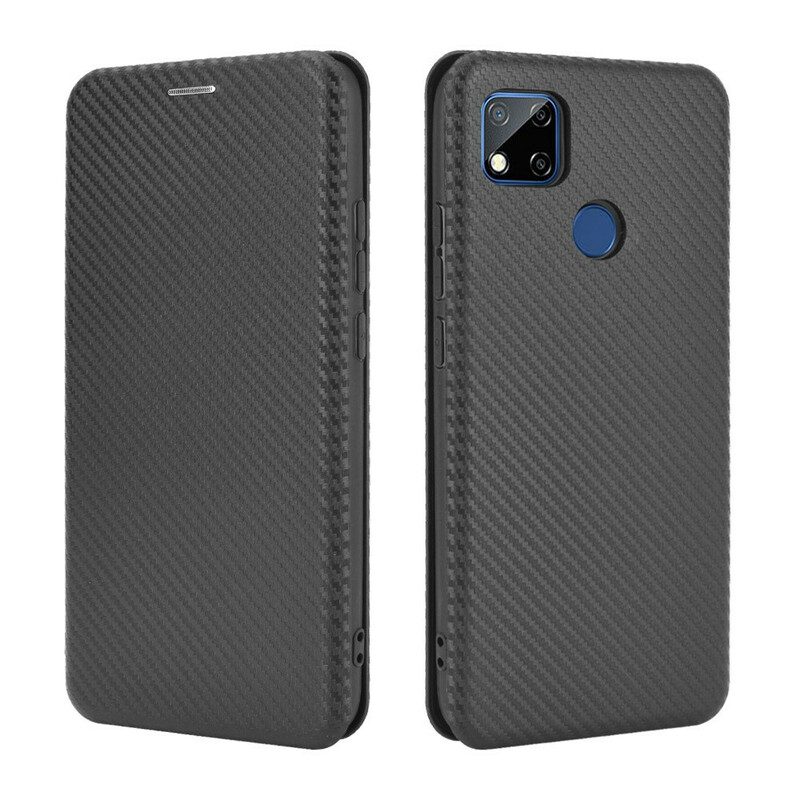 Schutzhülle Für Xiaomi Redmi 9C Flip Case Farbiges Carbon-silikon