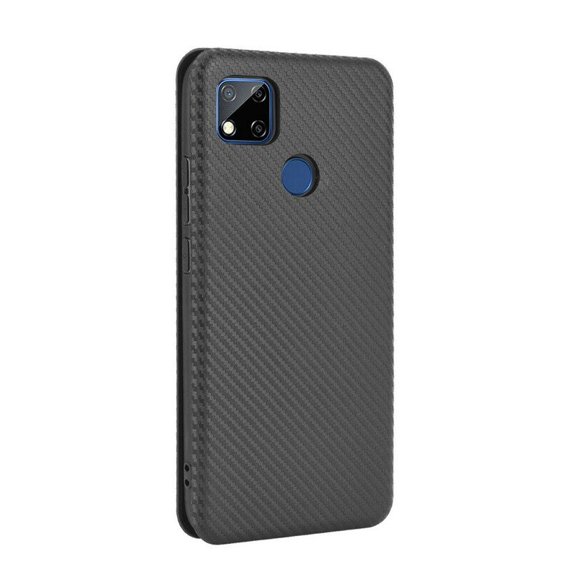 Schutzhülle Für Xiaomi Redmi 9C Flip Case Farbiges Carbon-silikon