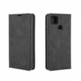 Schutzhülle Für Xiaomi Redmi 9C Flip Case Ledereffekt Im Business-stil