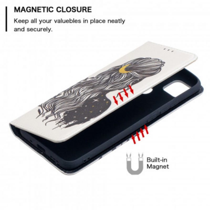 Schutzhülle Für Xiaomi Redmi 9C Flip Case Schöne Haare