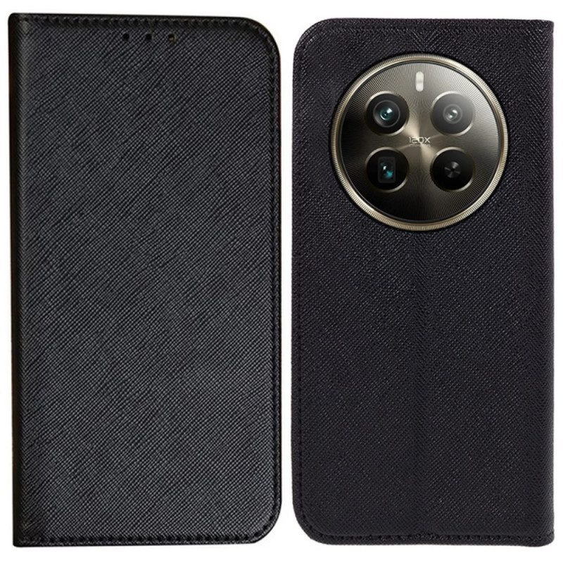 Flip Case Für Realme 12 Pro / 12 Pro Plus Kreuztextur