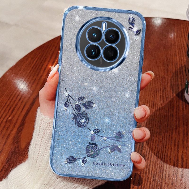 Hülle Realme 12 Pro / 12 Pro Plus Handyhülle Blumen Und Stroh Kadem