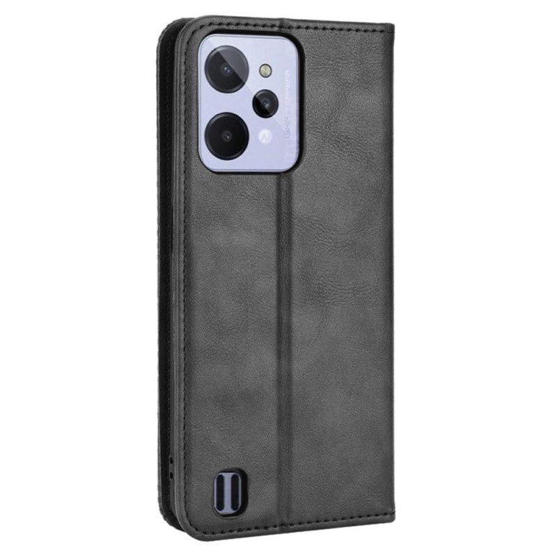 Flip Case Für Realme C31 Eleganz