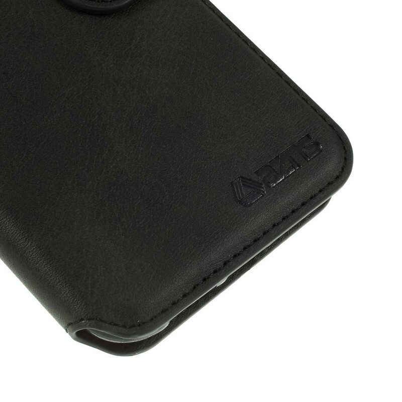 Flip Case Für iPhone 11 Pro Max Azns Ledereffekt