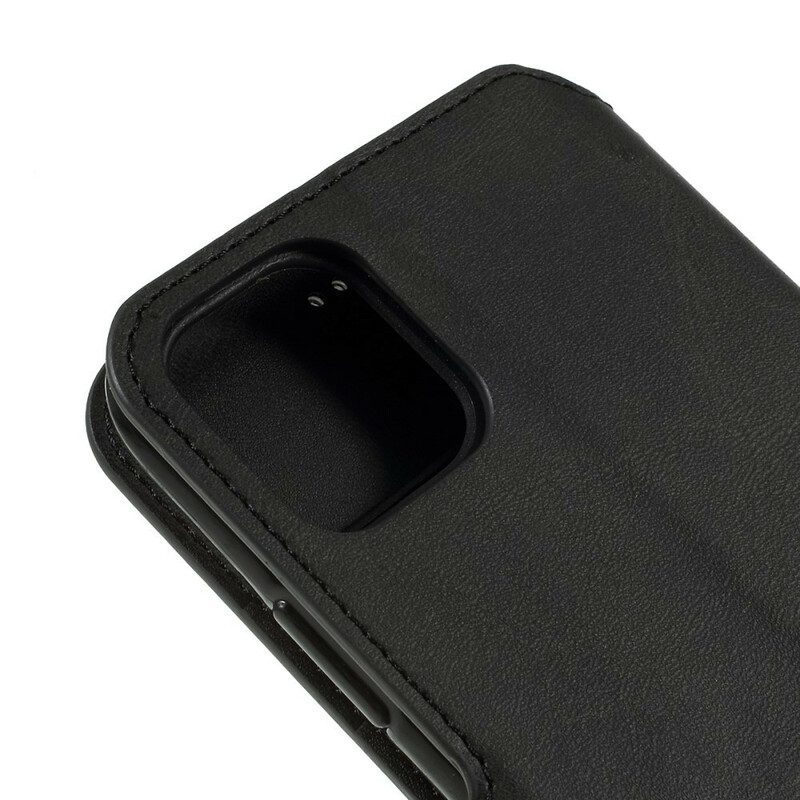 Flip Case Für iPhone 11 Pro Max Azns Ledereffekt