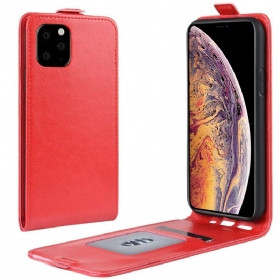 Flip Case Für iPhone 11 Pro Max Flip Case Faltender Ledereffekt