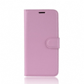 Flip Case Für iPhone 11 Pro Max Premium-litschi-ledereffekt