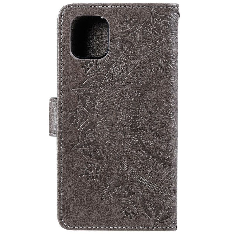 Flip Case Für iPhone 11 Pro Max Sonnenmandala