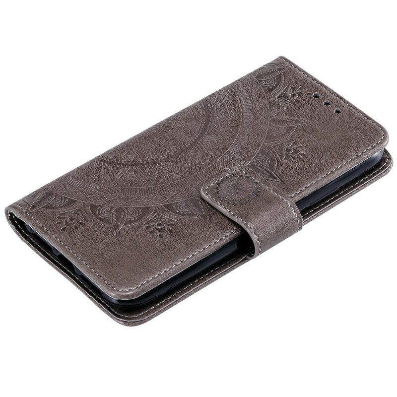 Flip Case Für iPhone 11 Pro Max Sonnenmandala