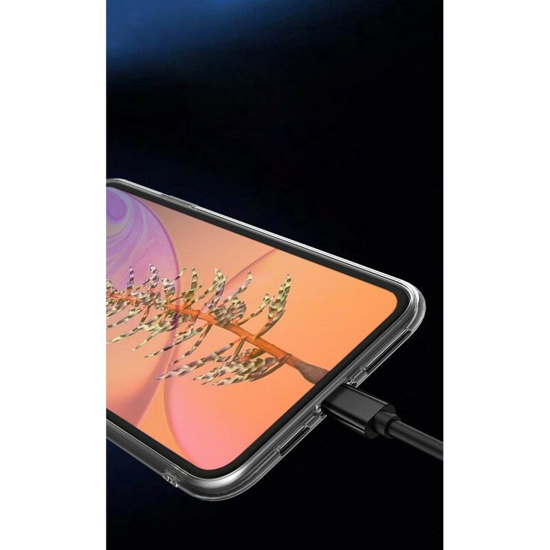 Handyhülle Für iPhone 11 Pro Max Transparent Mit Ringunterstützung