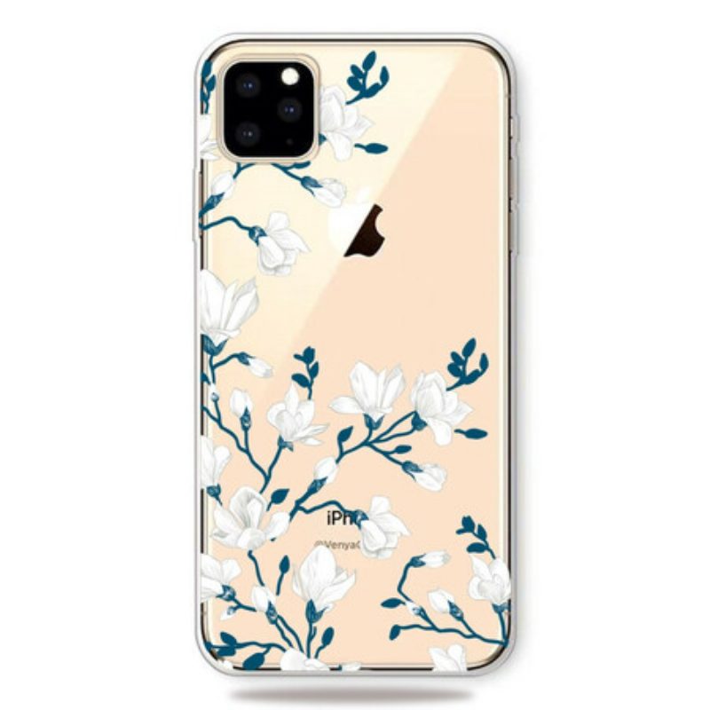 Handyhülle Für iPhone 11 Pro Max Weiße Blumen