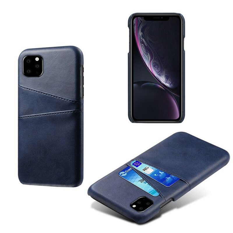 Hülle Für iPhone 11 Pro Max Doppelter Kartenhalter