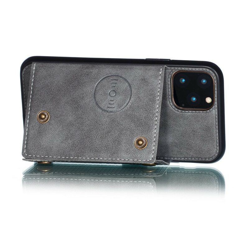 Hülle Für iPhone 11 Pro Max Geldbörse Snap-wallet