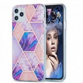 Hülle Für iPhone 11 Pro Max Silikon-marmor-geometrie