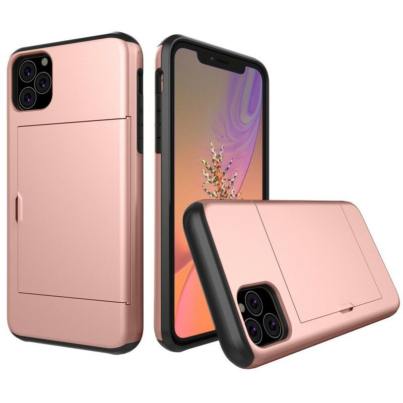 Hülle Für iPhone 11 Pro Max Starrer. Auffälliger Kartenhalter