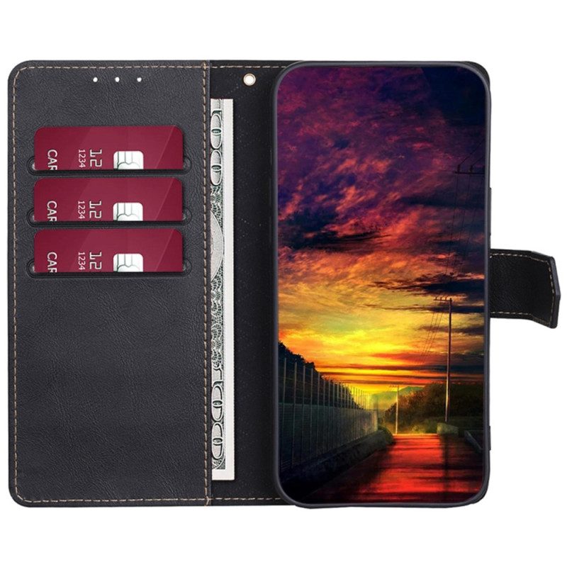 Flip Case Für Xiaomi Redmi Note 12 5G Klassisches Rfid