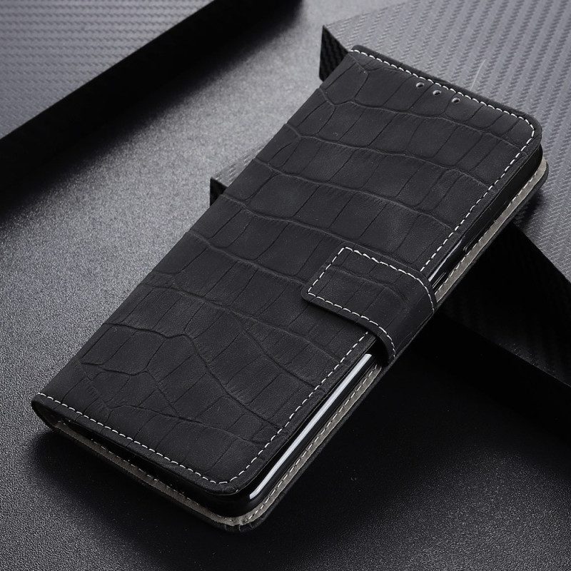 Flip Case Für Xiaomi Redmi Note 12 5G Krokodilkraft