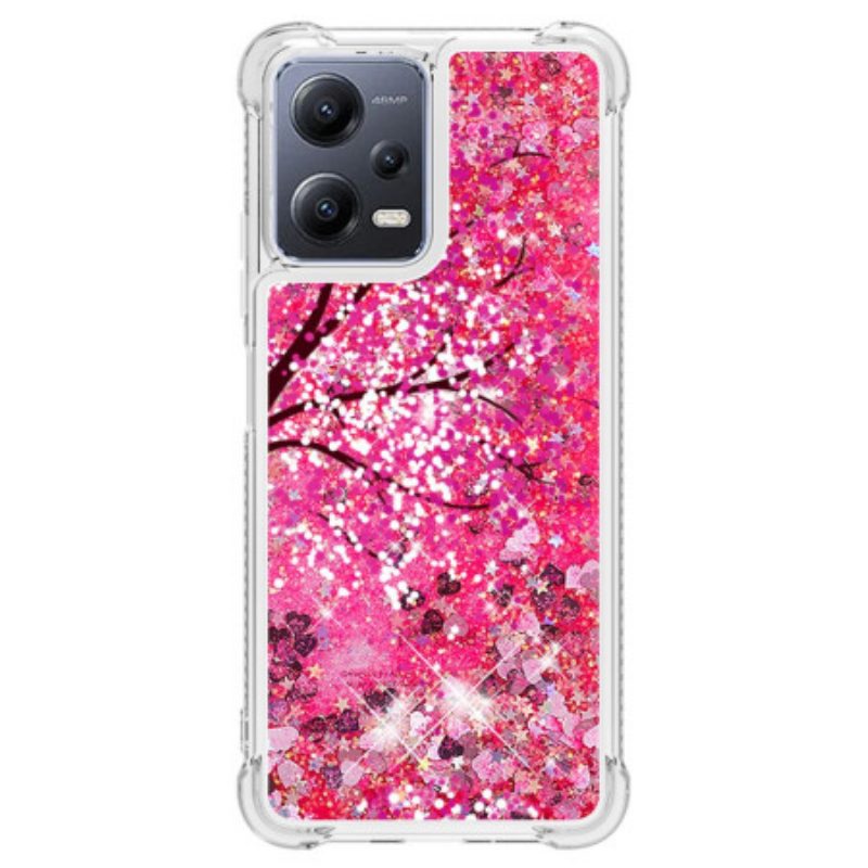 Handyhülle Für Xiaomi Redmi Note 12 5G Glitzerbaum