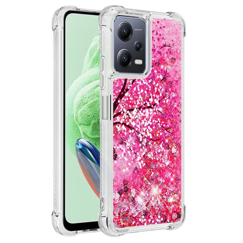 Handyhülle Für Xiaomi Redmi Note 12 5G Glitzerbaum