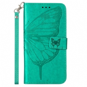 Lederhüllen Für Xiaomi Redmi Note 12 5G Blumenschmetterling