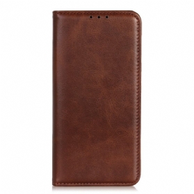 Schutzhülle Für Xiaomi Redmi Note 12 5G Flip Case Klassisches Spaltleder