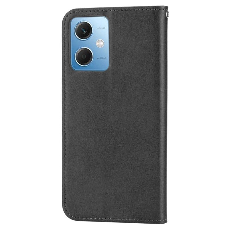 Schutzhülle Für Xiaomi Redmi Note 12 5G Flip Case Stil Leder 3d-muster