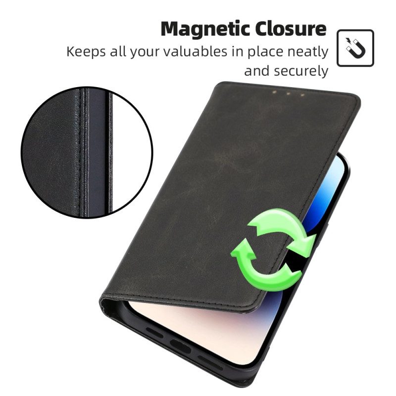 Schutzhülle Für Moto G73 5G Flip Case Kunstleder