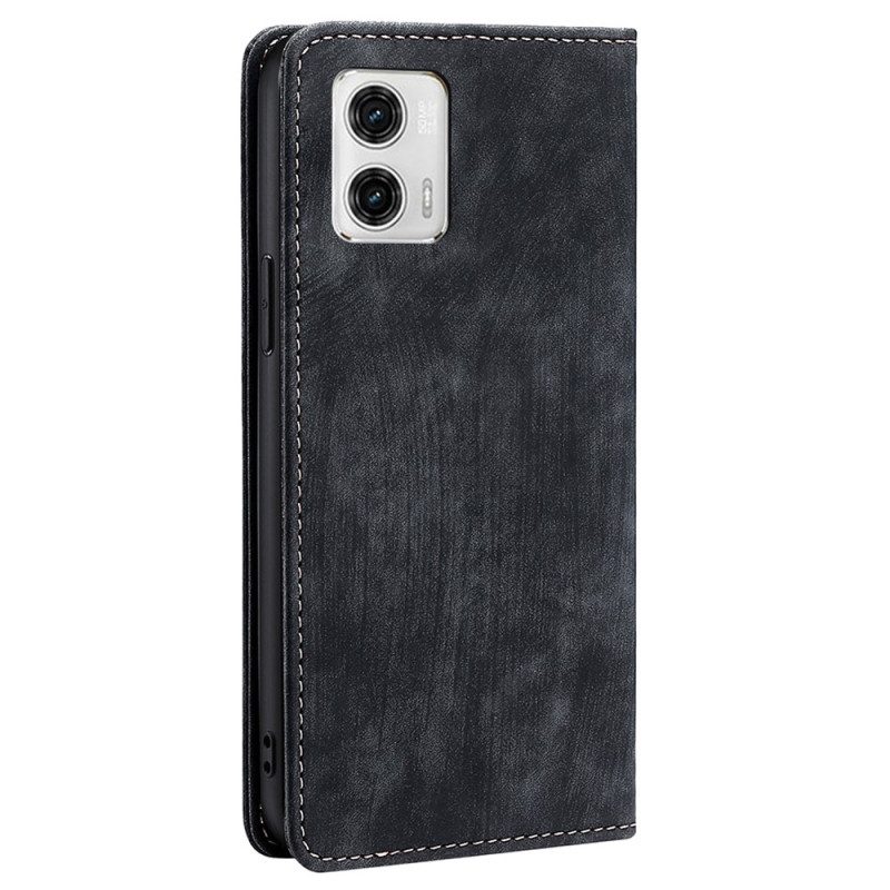 Schutzhülle Für Moto G73 5G Flip Case Retro