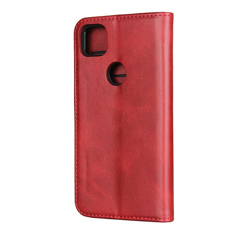 Schutzhülle Für Google Pixel 4A Flip Case Hochwertige Kunstledernähte