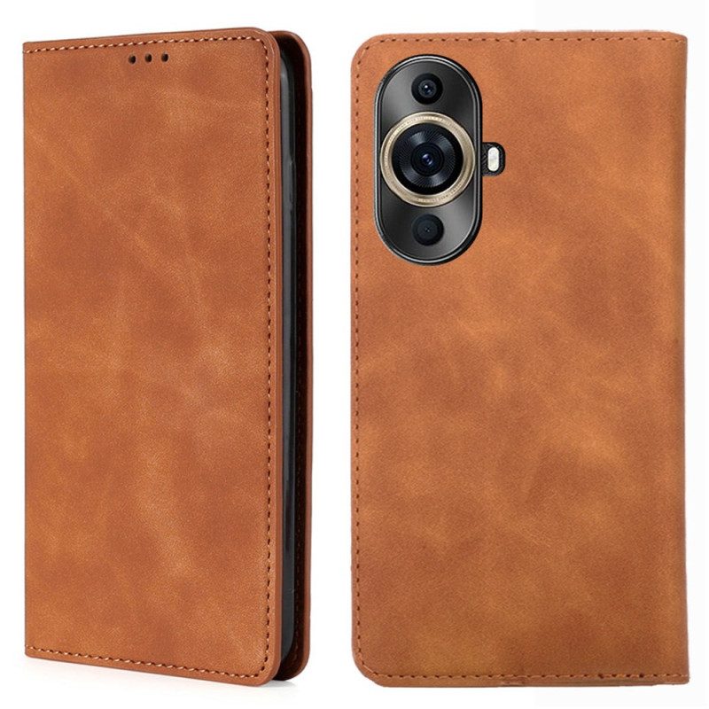 Flip Case Für Huawei Nova 11 Pro Wildleder-stil